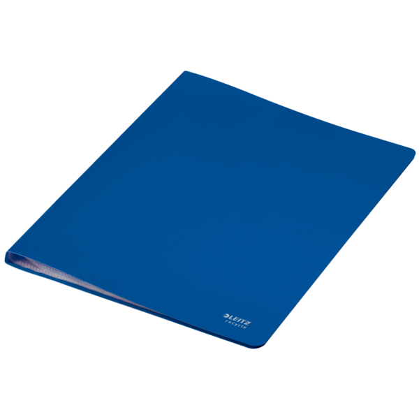 Displaybog recycle PP 20 lommer blå