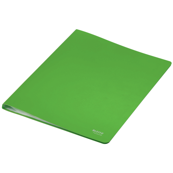 Displaybog recycle PP 20 lommer grøn