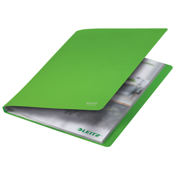 Displaybog recycle PP 20 lommer grøn