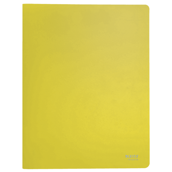 Displaybog recycle PP 40 lommer gul