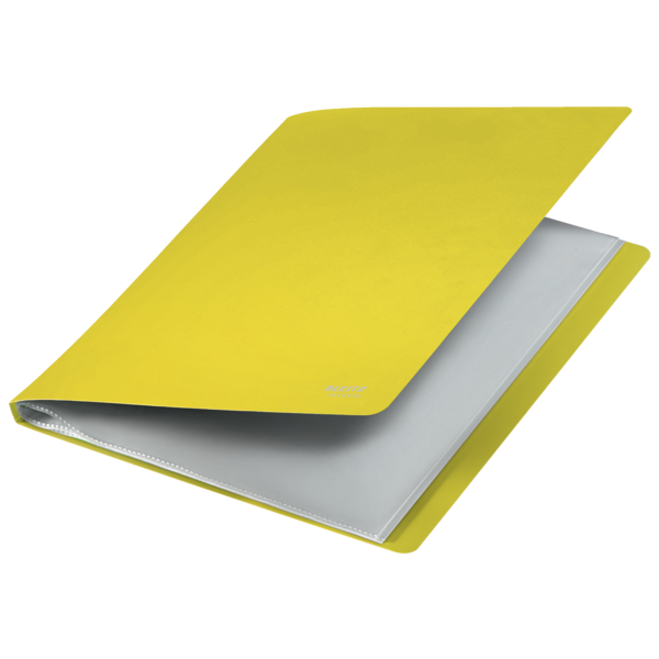 Displaybog recycle PP 40 lommer gul