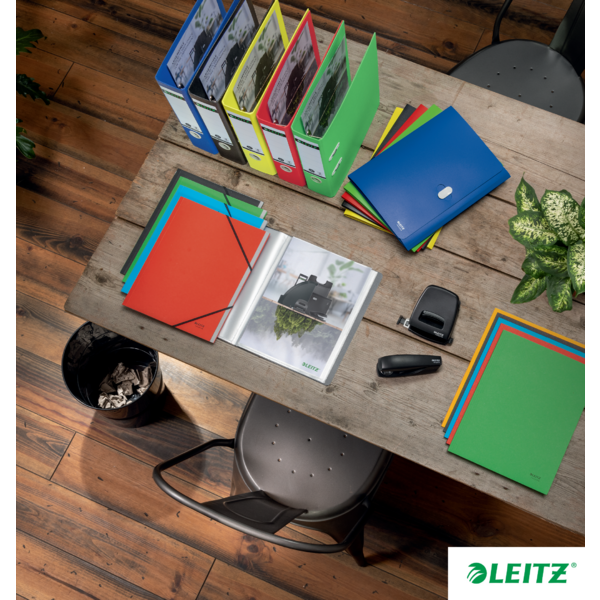 Displaybog recycle PP 40 lommer gul