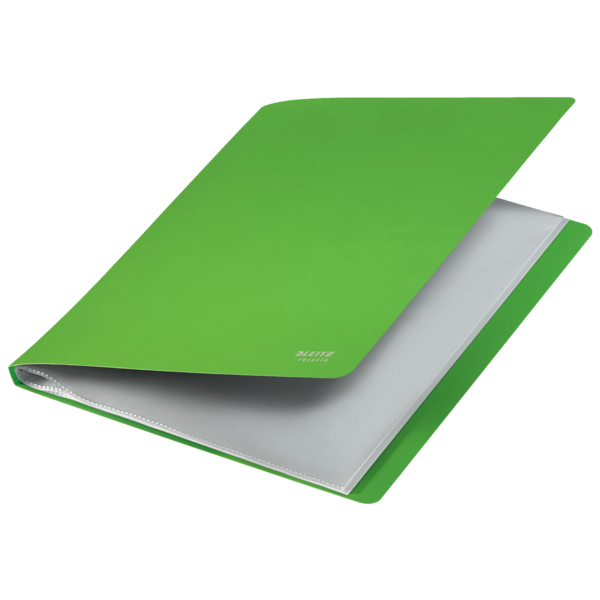 Displaybog recycle PP 40 lommer grøn