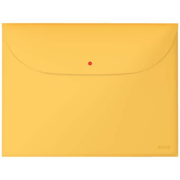 Omslagslomme/kuvert Cosy PP A4 gul (3)