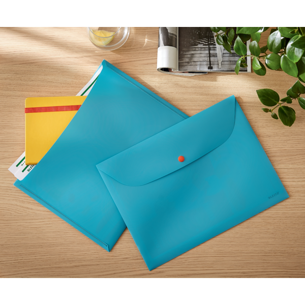 Omslagslomme/kuvert Cosy PP A4 grå (3)