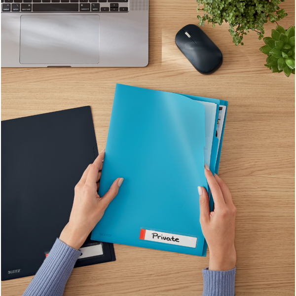 Omslag m/fane Cosy pp A4 blå (3)