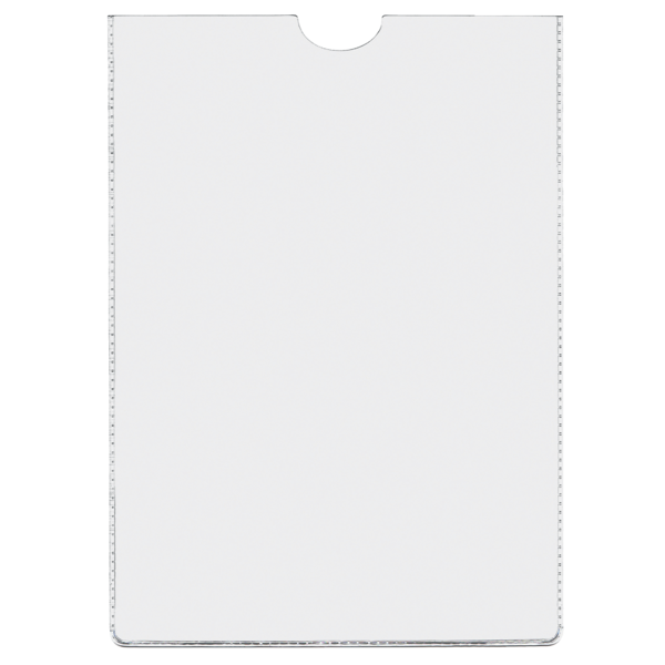 Plastetui 105my PP glasklar A6 TÅ (100)