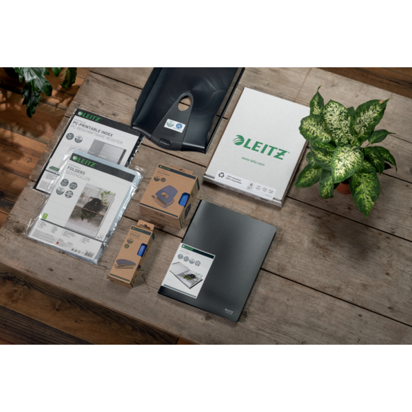 Lomme recycle 100my PP præg A4 TÅ (100)