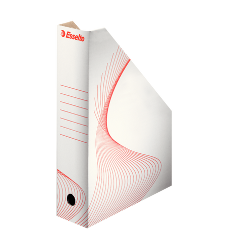 Tidsskriftsamler karton A4 80mm hvid