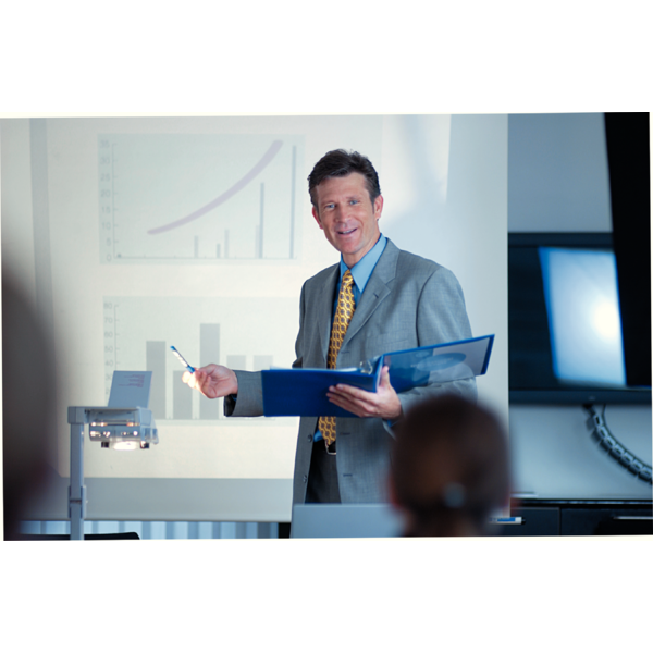 Ringbind panorama 2 lom.A4 4RR 16mm hvid