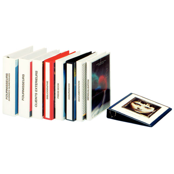 Ringbind panorama 2 lom A4 4DR 50mm hvid