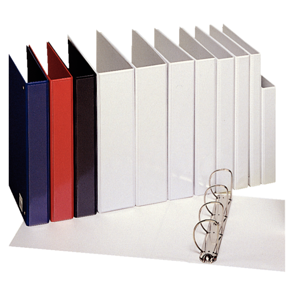 Ringbind panorama 2 lom A4 4DR 30mm sort