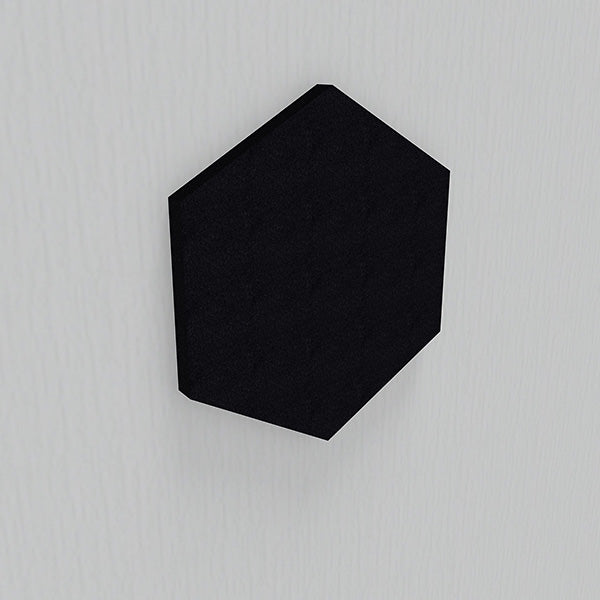 Lydabsorbent Honey EcoSUND, 600x520x50 mm Sort, uden tekstil