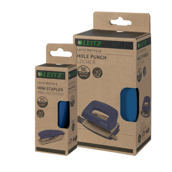 Hulapparat recycle 2-huls t/30ark blå