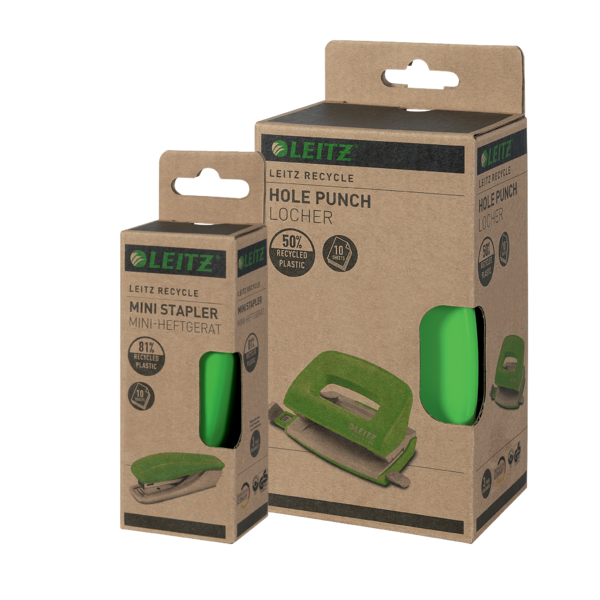 Hulapparat recycle 2-huls t/30ark grøn