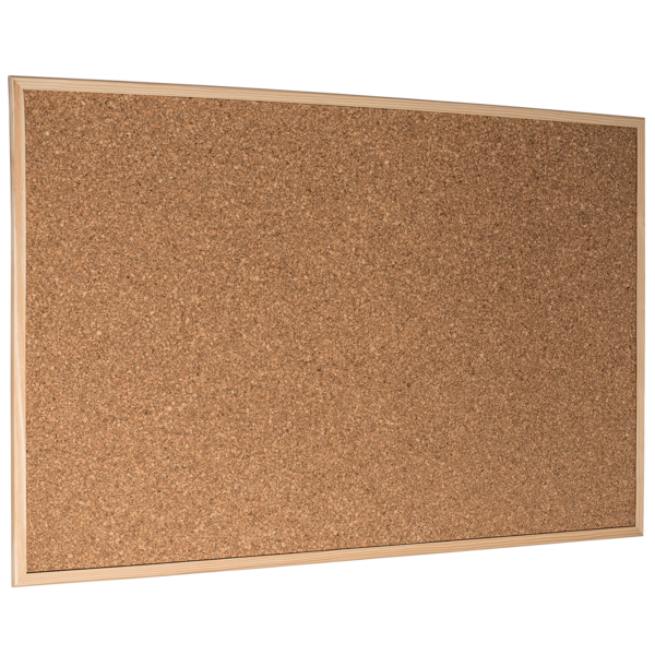 Opslagstavle kork økonomi 60x90cm