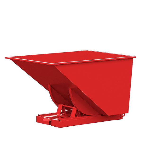 Tipcontainer Std 1100l 2000kg Rød