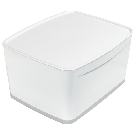Opbevaringsboks MyBox L hvid/grå