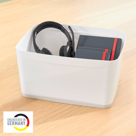 Opbevaringsboks MyBox L hvid/grå