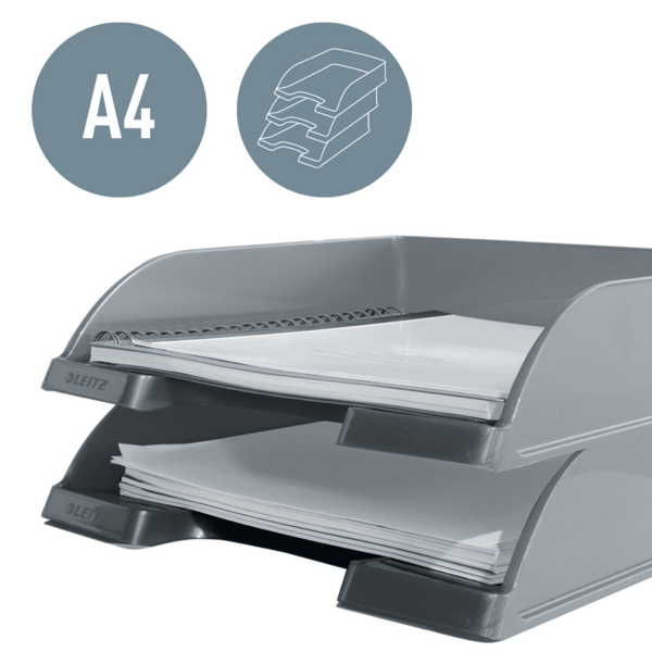 Brevbakke Plus WOW stabelbar hvid