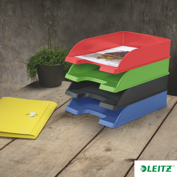 Brevbakke recycle stabelbar A4 blå