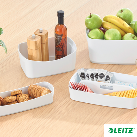 Opbevaringsboks MyBox S hvid/grå