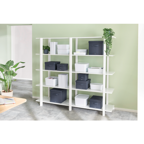 Opbevaringsboks MyBox S hvid/grå