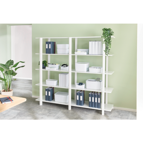 Opbevaringsboks MyBox S hvid/grå