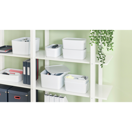 Opbevaringsboks MyBox S hvid/grå