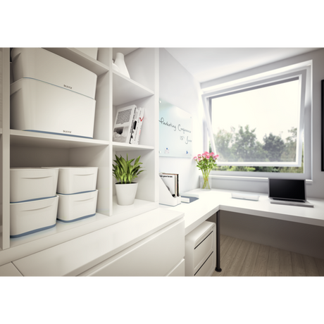 Opbevaringsboks MyBox S hvid/grå