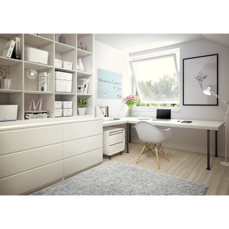 Opbevaringsboks MyBox S hvid/grå