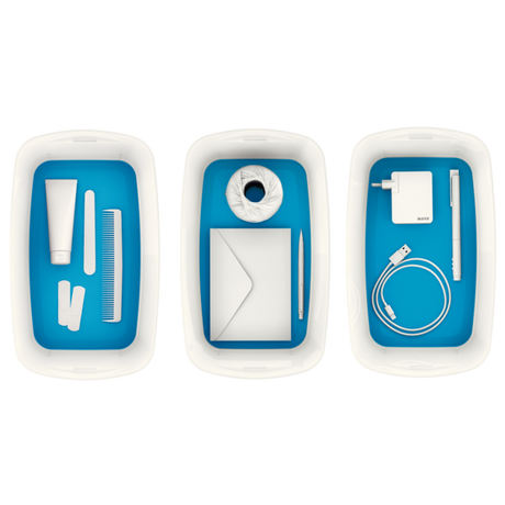 Opbevaringsboks MyBox S hvid/blå