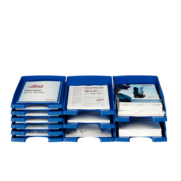 Brevbakke Plus Jumbo stabelbar sort