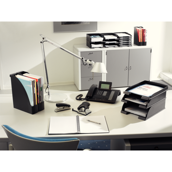 Brevbakke Plus Jumbo stabelbar sort