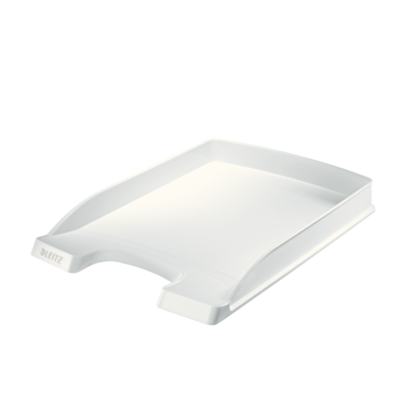 Brevbakke Plus Slim stabelbar hvid