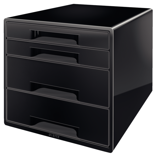 Desk Cube Leitz Dual 4-skuffer sort