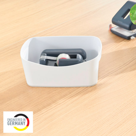 Opbevaringsbakke MyBox hvid/grå