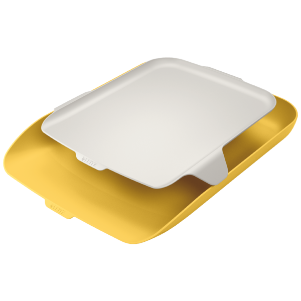 Brevbakke+organizer Cosy gul (2)