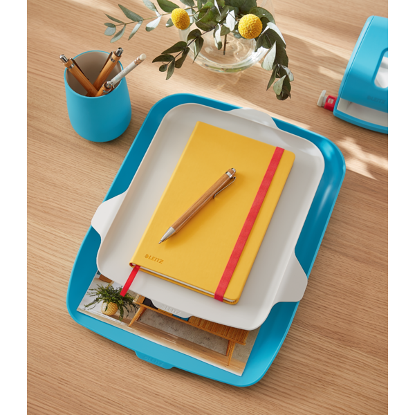 Brevbakke+organizer Cosy blå (2)