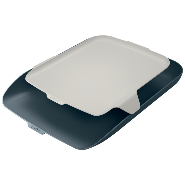 Letter Tray+Organizer Cosy velvet grey