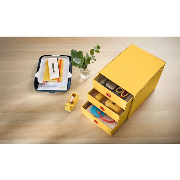 Letter Tray+Organizer Cosy velvet grey