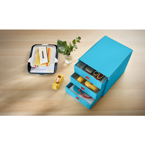 Letter Tray+Organizer Cosy velvet grey