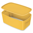Opbevaringsboks MyBox S m/låg Cosy gul