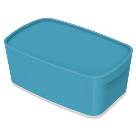 Opbevaringsboks MyBox S m/låg Cosy blå