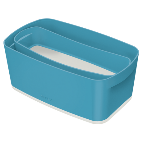 Opbevaringsboks MyBox S m/låg Cosy blå