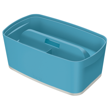 Opbevaringsboks MyBox S m/låg Cosy blå