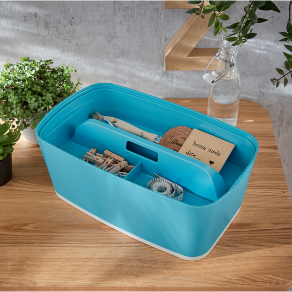 Organiseringsbakke m/håndt MyBox Cosy S blå