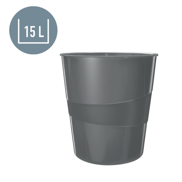 Papirkurv Plus WOW 15L sort