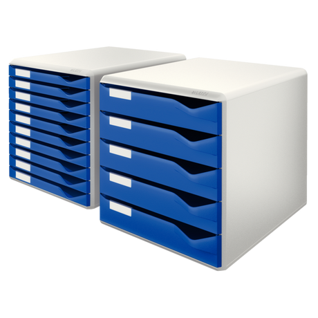 Skuffekabinet 10 skuffer A4 blå