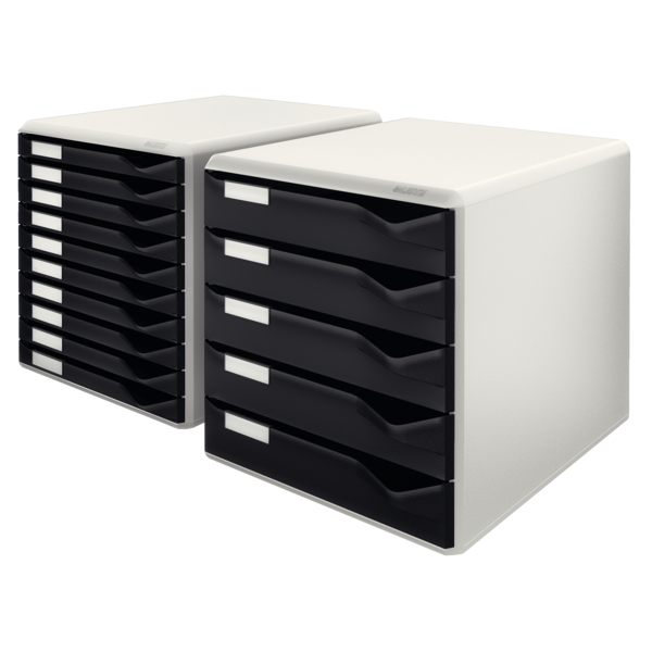 Skuffekabinet 10 skuffer A4 sort